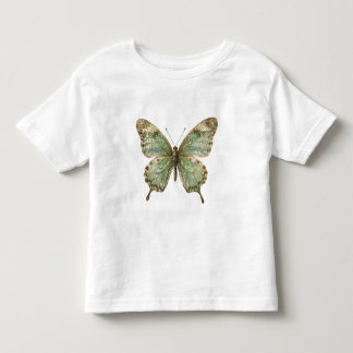 Zierliche Schmetterlinge mit Blattmuster-Flügeln Kleinkind T-shirt