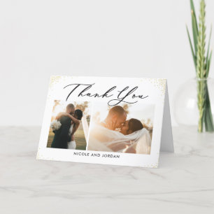 Zierliche Streusel Editierbare Farbe Dankeschön-Ka Dankeskarte