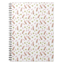 Zierliches Blumen Notizbuch und Tagebuch