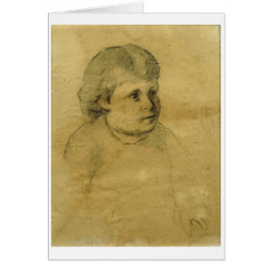 Zierliches fille (Holzkohle)