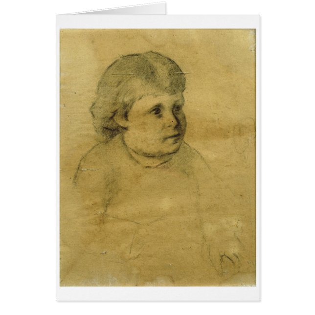 Zierliches fille (Holzkohle) (Vorne)