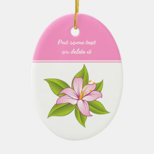 Zierlilie Keramikornament