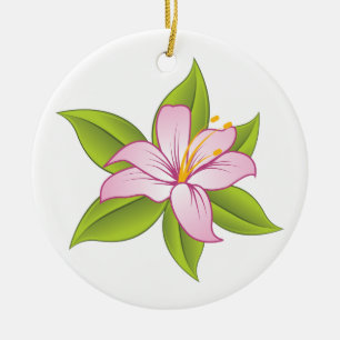 Zierlilie Keramikornament