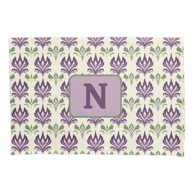 Zierlilie Motif Muster Kissenbezug (Vorderseite)