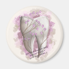 Ziermalerei. Vorlage für Zahnärzte, Zahnärzte Magnet