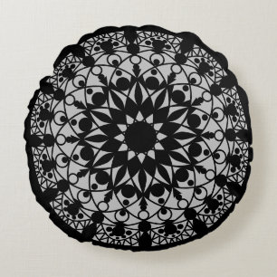 Ziermandala Rundes Kissen