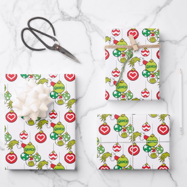 Ziermuster Geschenkpapier Set (Vorderseite)