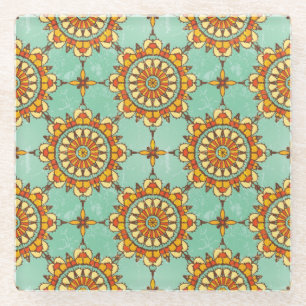 Ziermuster Glasuntersetzer