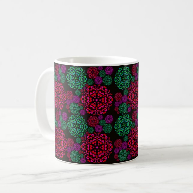 Ziermuster Kaffeetasse (Vorderseite Links)