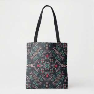 Zierpaisley, Schädel und Knochen Bandana Print,fa