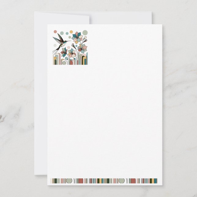 Zierpapier Einladung (Vorderseite)