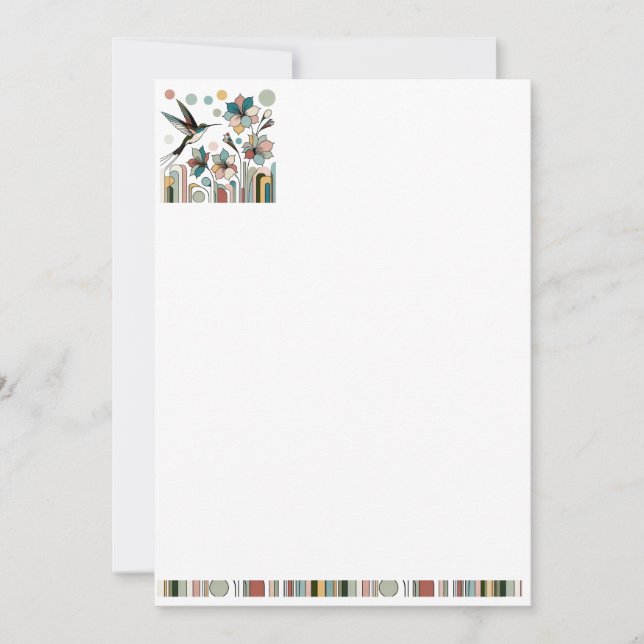 Zierpapier Einladung (Vorderseite)