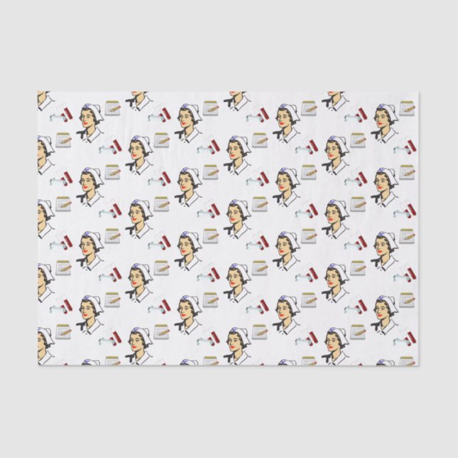 Zierpapier-Krankenpflege Seidenpapier (Vorderseite)