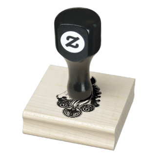 Zierpferd Gummistempel