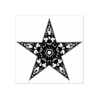 Zierstar Gummistempel