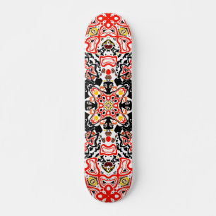 Zierstil geometrisch-marokkanisches Kaliedoskop Skateboard