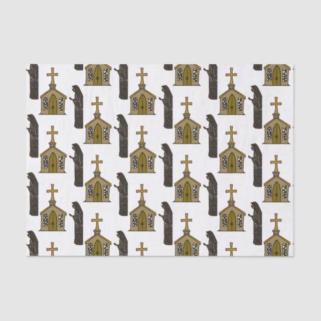 Ziertafel Nun Seidenpapier (Vorderseite)