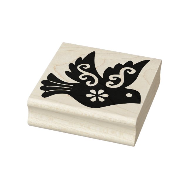 Ziervogel Gummistempel (Stempel)