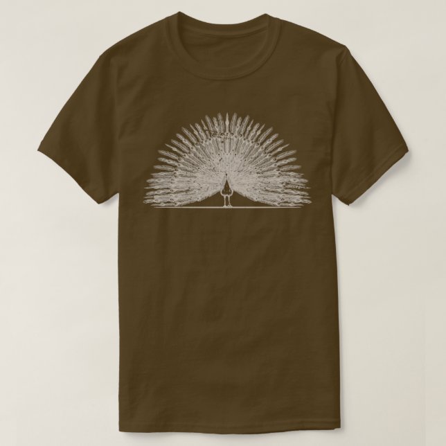 Ziervogel Indien Tierpfau T-Shirt (Design vorne)