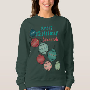 Zierweihnachtsanzug Personalisiertes Sweatshirt