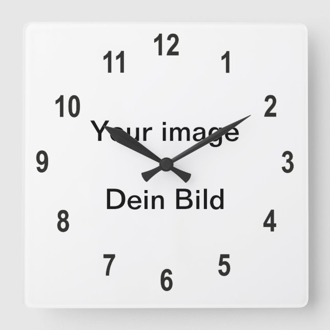 Ziffernblatt für Uhr (Vorderseite)