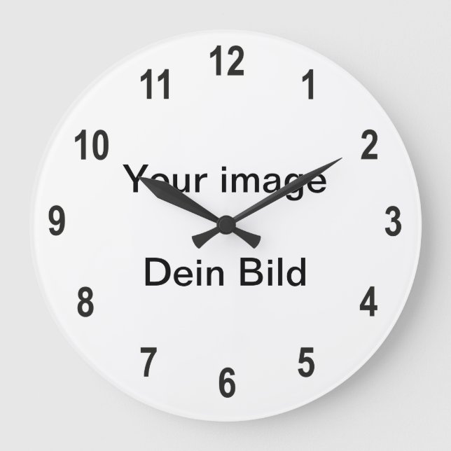 Ziffernblatt für Uhr (Vorderseite)