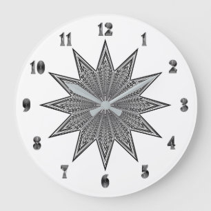 Ziffernblatt-Kontrast Große Wanduhr