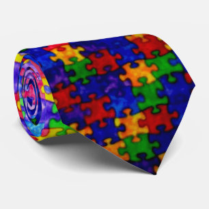 ZIG-SÄGE-PUZZLESPIEL KRAWATTE