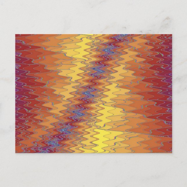 ZIG ZAG 1 Postkarte (Vorderseite)