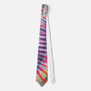Zig Zag 2 Gefärbte Krawatte Necktie