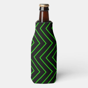 Zig Zag Flasche Cooler/grün/schwarz Flaschenkühler