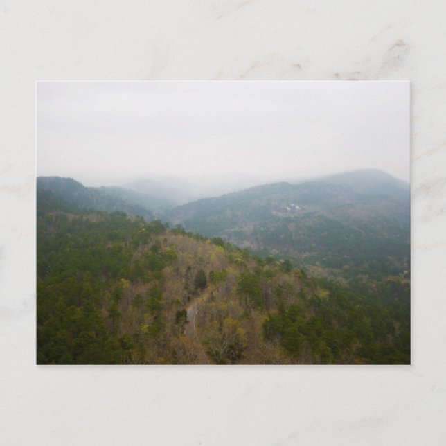 Zig Zag Mountains, Hot Springs National Park, AR Postkarte (Vorderseite)