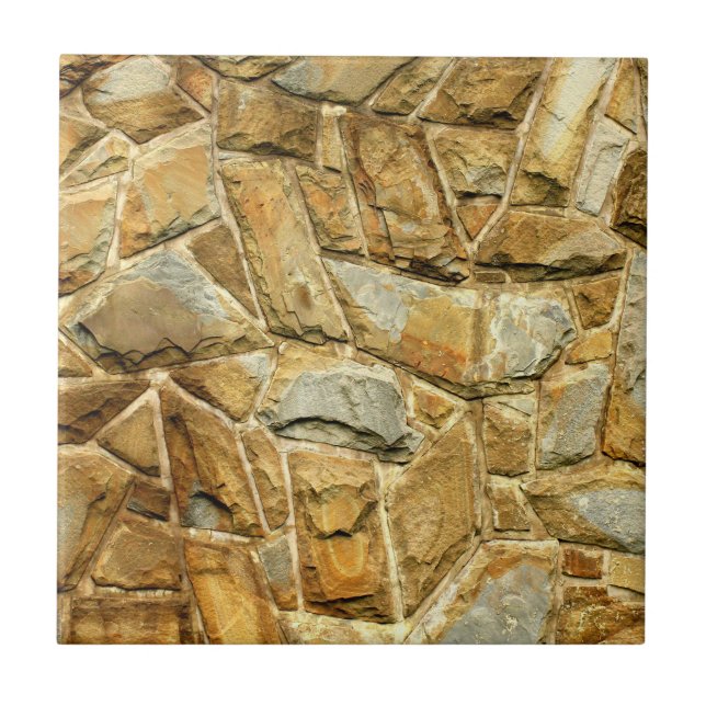 Zig Zag Sandstone Rocks Fliese (Vorderseite)