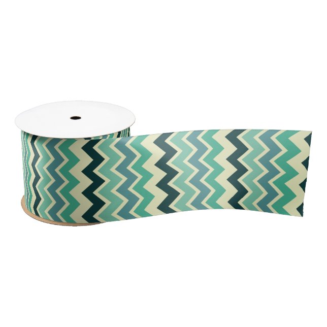 ZIG ZAG SATINBAND (Spule)