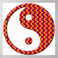 Zig Zag Yin Yang Symbol