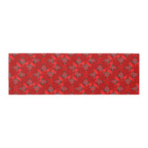 Zig Zag Zickzack Wavy Stripe Red Pink Glitzer