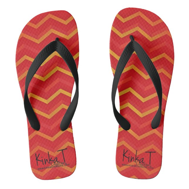 Zig Zaggers Flip Flops (Fußbett)