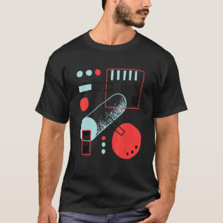 Zigarette Abstrakte Imaginäre Cymbole T-Shirt