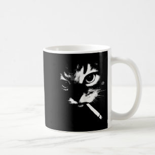 Zigarette Kitten Funny Smoking Cat Meme Gangster C Kaffeetasse