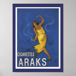 Zigaretten Araks Anzeige Poster