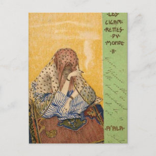 Zigaretten der Welt von Raphael Kirchner Postkarte