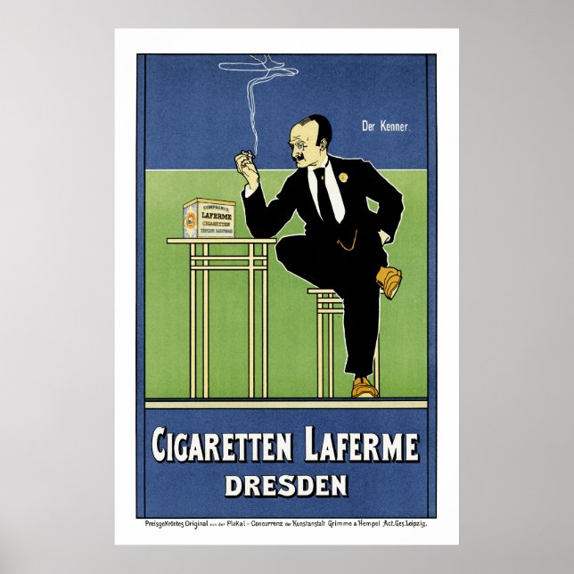 Zigaretten Laferme Poster (Vorne)