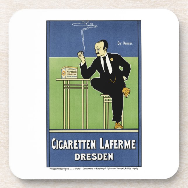 Zigaretten Laferme Untersetzer (Vorderseite)
