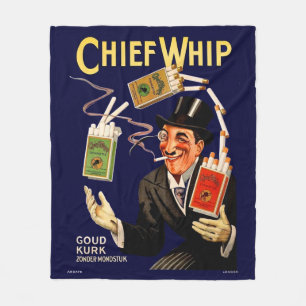 Zigaretten und Printwerbung der 1920er Jahre Fleecedecke