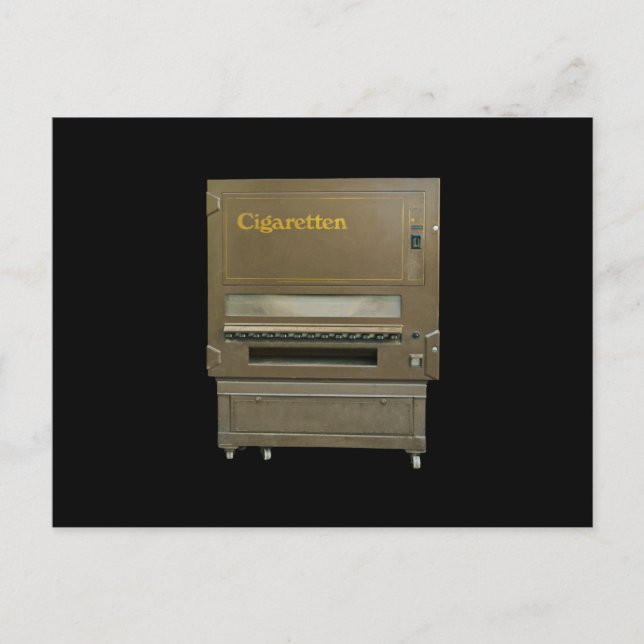 Zigarettenautomat Postkarte (Vorderseite)