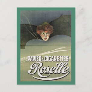 Zigarettenpapier-Werbung Vintage Postkarte