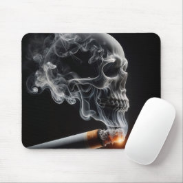 Zigarettenraucher Schädel Mousepad