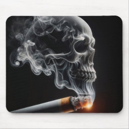Zigarettenraucher Schädel Mousepad