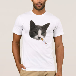 Zigarettenrauchkat Funny Funny Funny T-Shirt