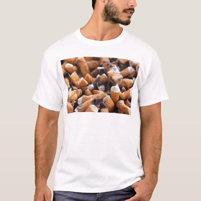 Zigarettenstummel T-Shirt (Vorderseite)